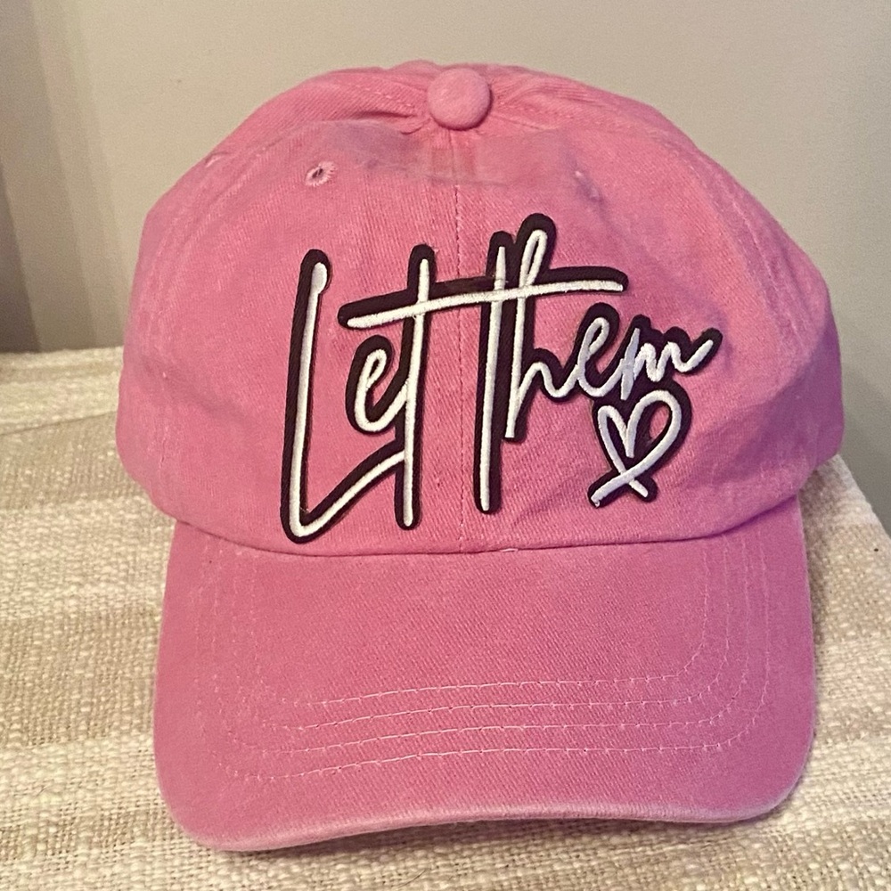 Pink 'Let Them' Cap